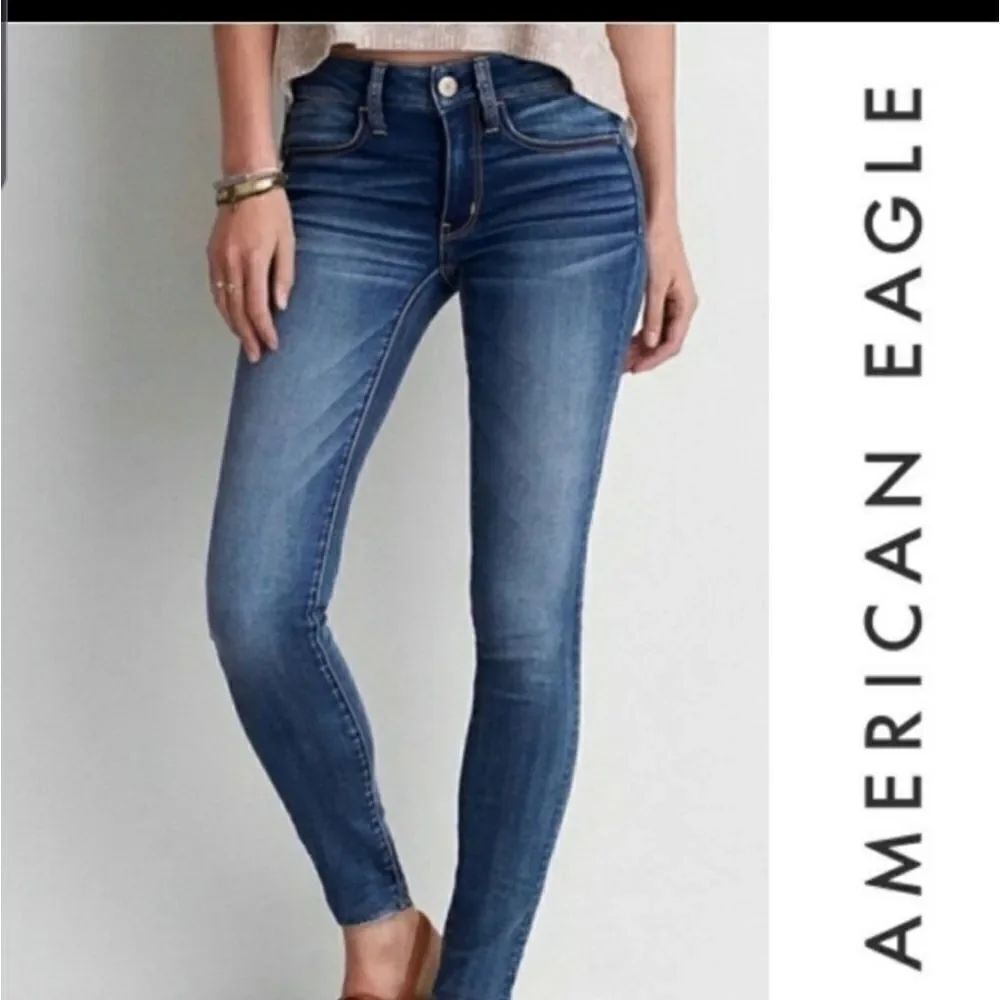 American Eagle stretch skinny jeans sz 6